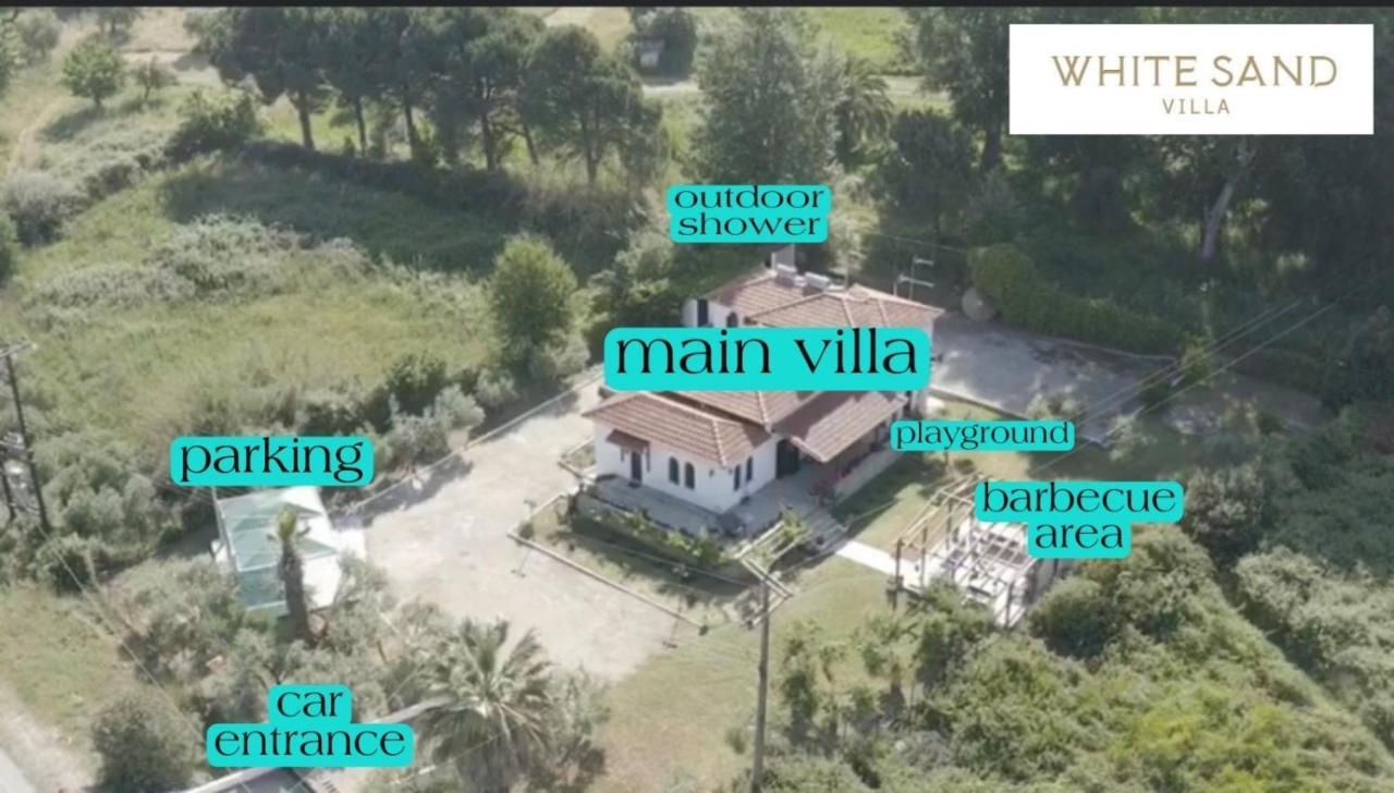 White Sand Villa Koviou Beach Nikiti Sithonia Exterior foto