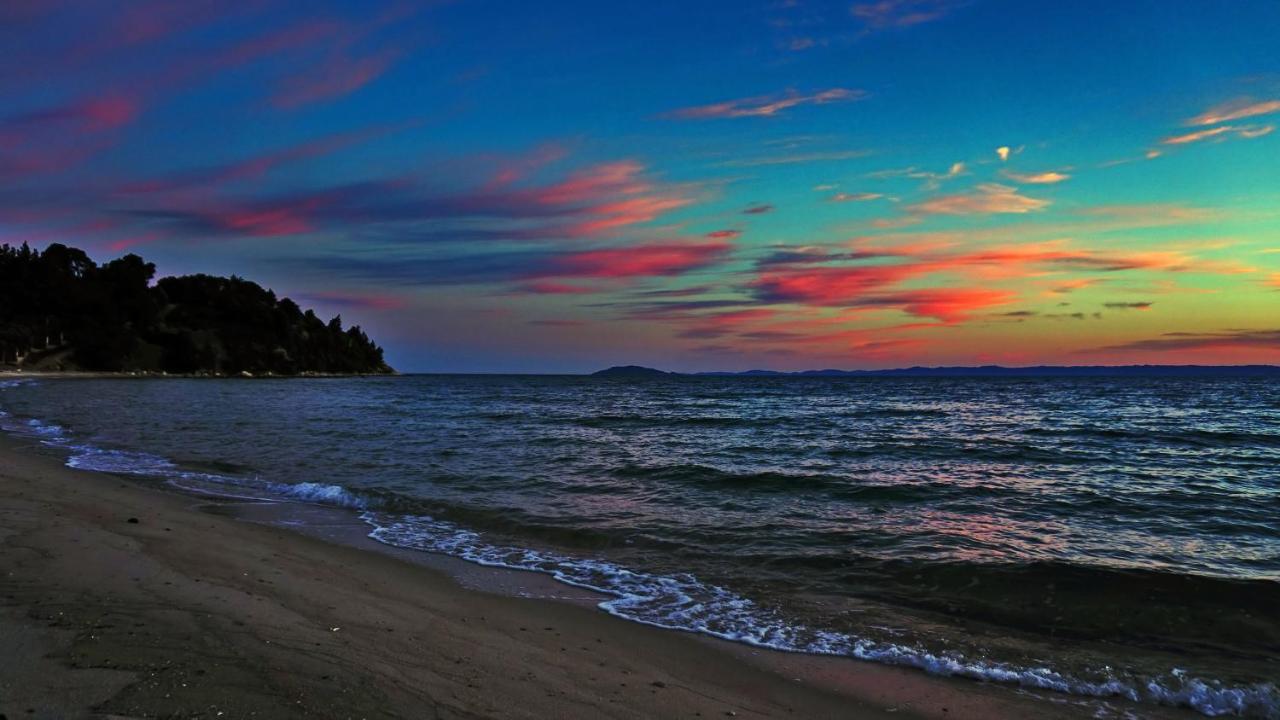 White Sand Villa Koviou Beach Nikiti Sithonia Exterior foto